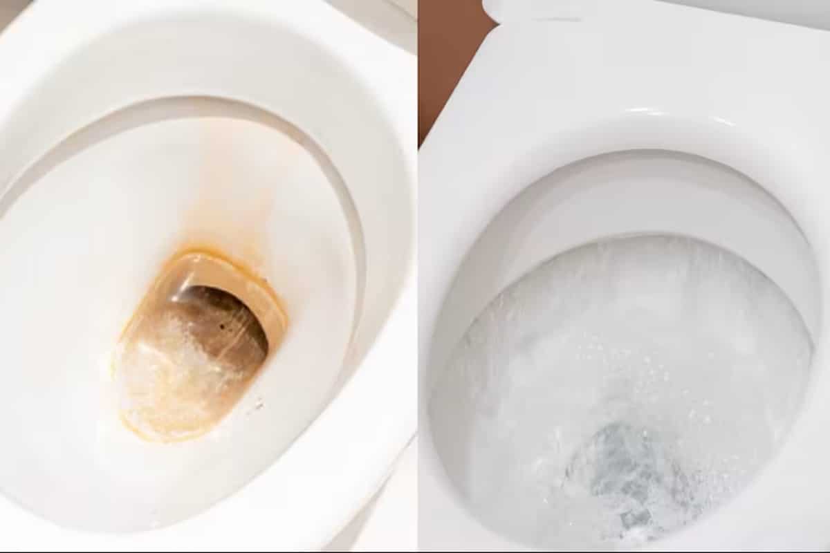 Není potřeba bělidlo ani jedlá soda. Domácí směs z kuchyňských ingrediencí navždy odstraní vodní kámen a rez z vaší toalety.