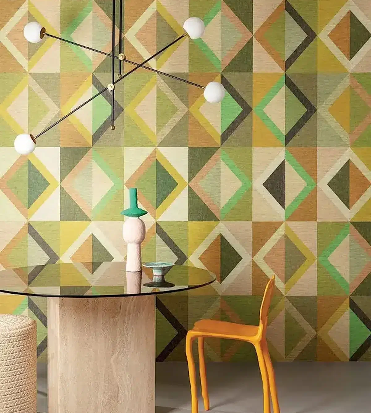 Sbohem, jednobarevné stěny: trend v interiérovém designu 70. let, který se vrací a bude neuvěřitelně populární v roce 2026.