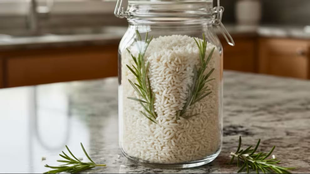 Jaké jsou výhody skladování rýže s rozmarýnem v nádobě doma a proč to všichni doporučují?