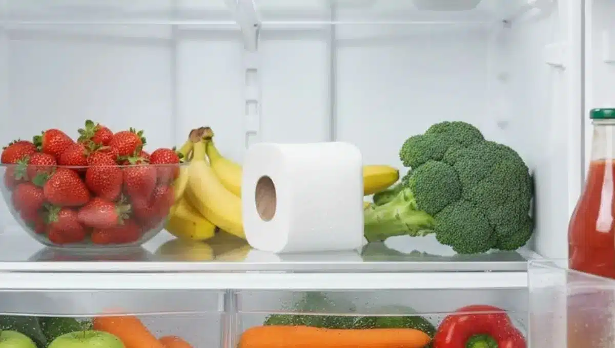 Proč dát roli toaletního papíru do ledničky?