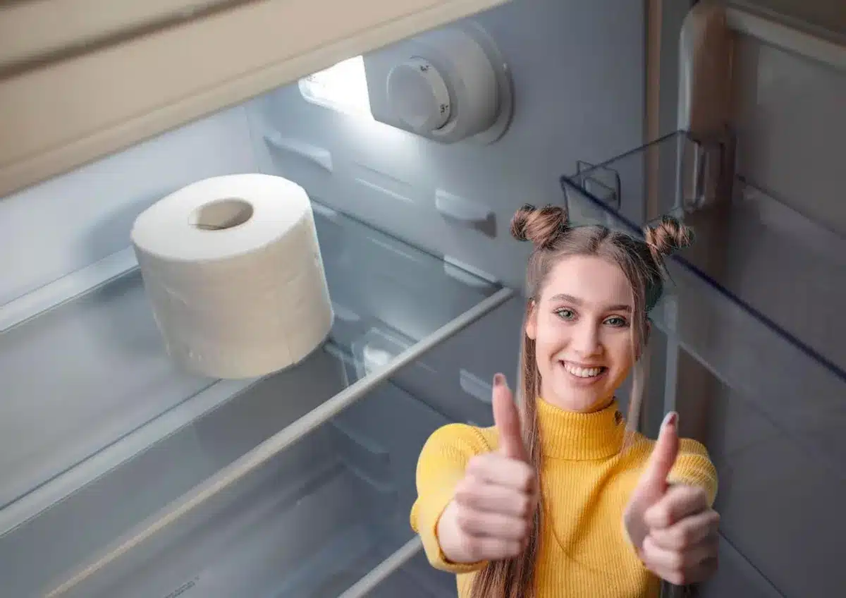 Proč dát roli toaletního papíru do ledničky?