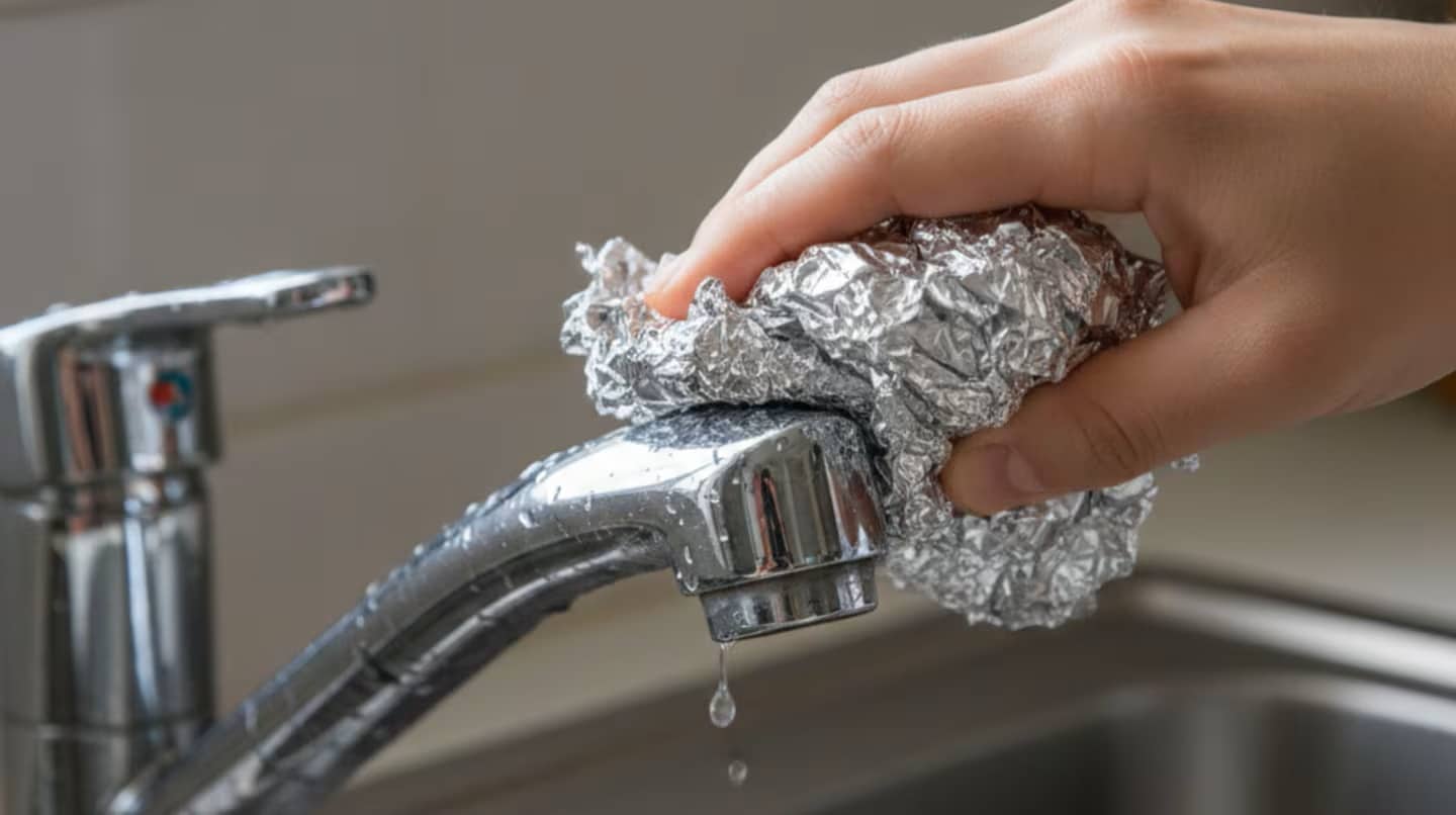 Použití hliníkové fólie na kuchyňských kohoutcích: k čemu slouží a proč se doporučuje.